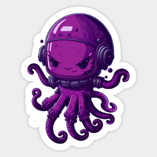 Space Octopus Sticker